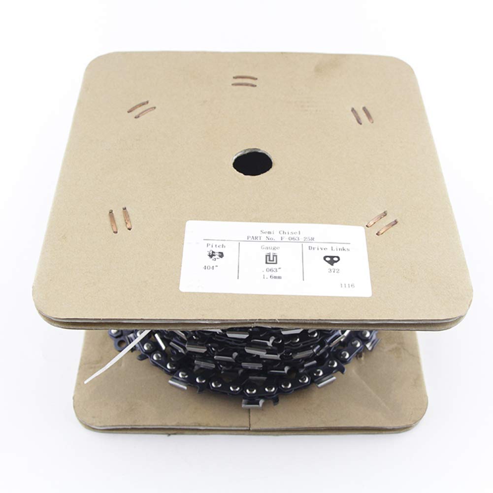 ☆*:.。.Rollins.。.:*☆ Holzfforma® 25FT Roll Saw Chain .404'' Pitch .063'' Gauge